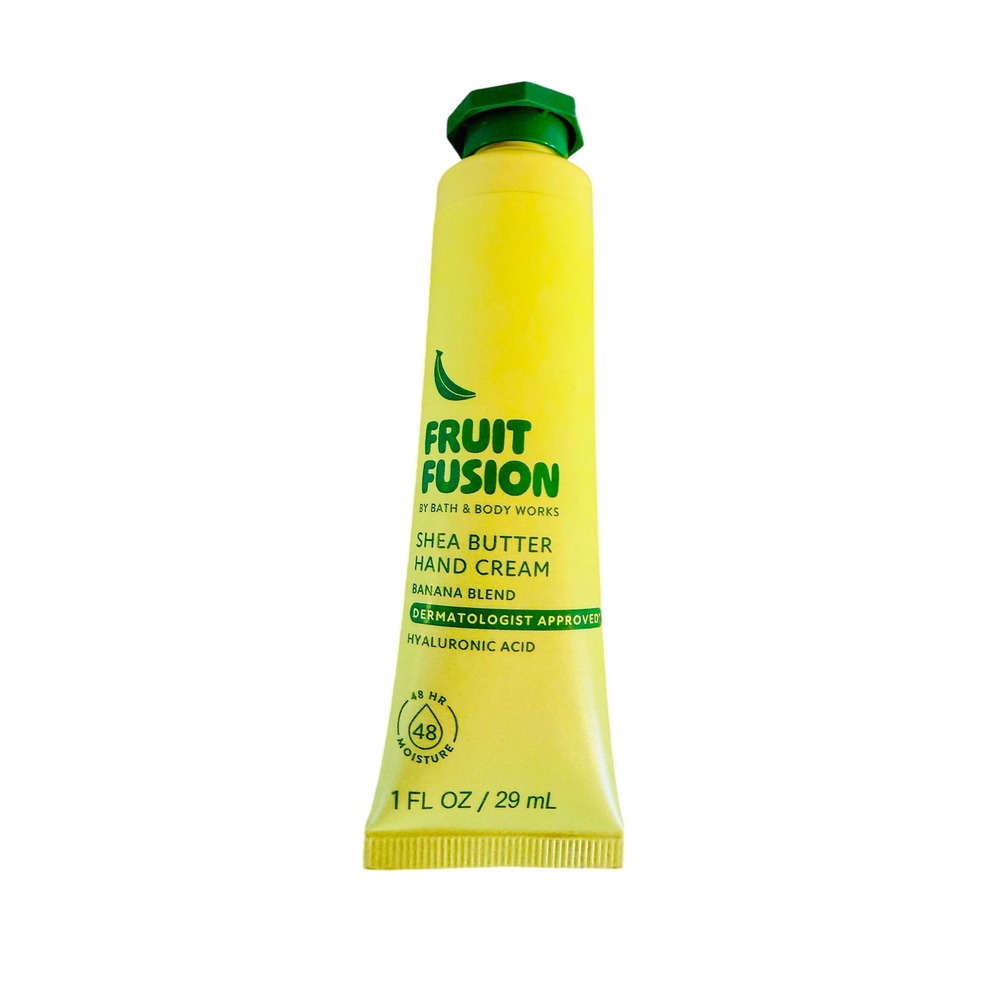 Bath & Body Works Fruit Fusion Banana Blend Shea Butter Hand Cream 1oz New